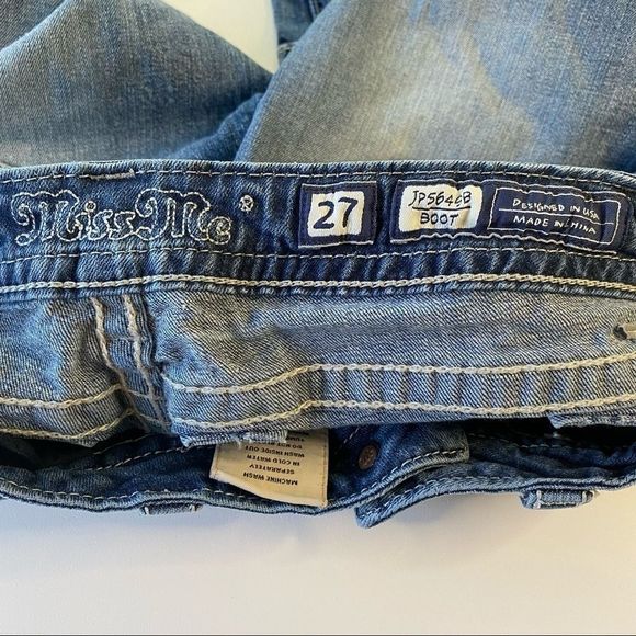 Miss Me Western Jeans JP5649B Boot Embroidered 27 - Picture 12 of 16